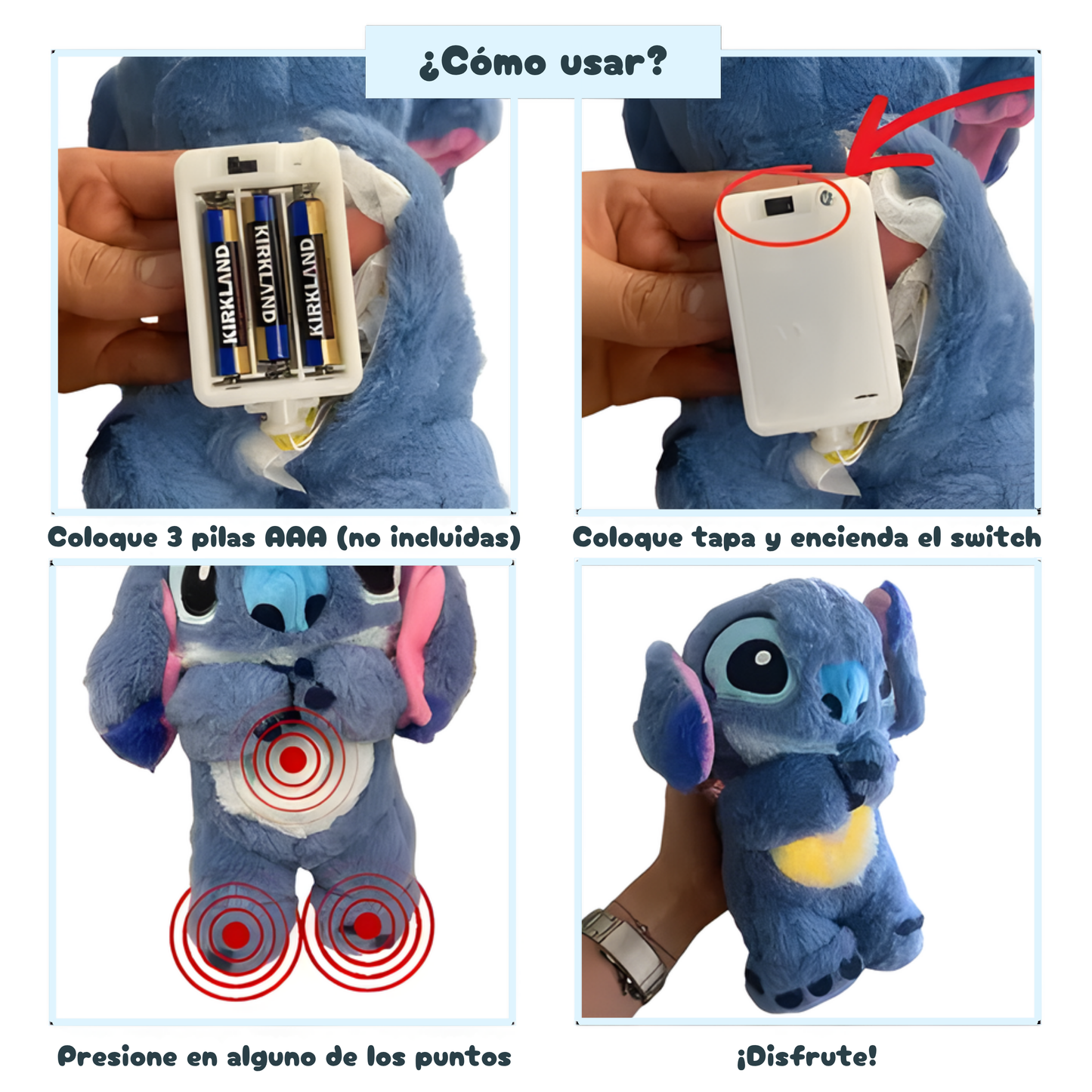 Peluche de Stitch anti-estrés