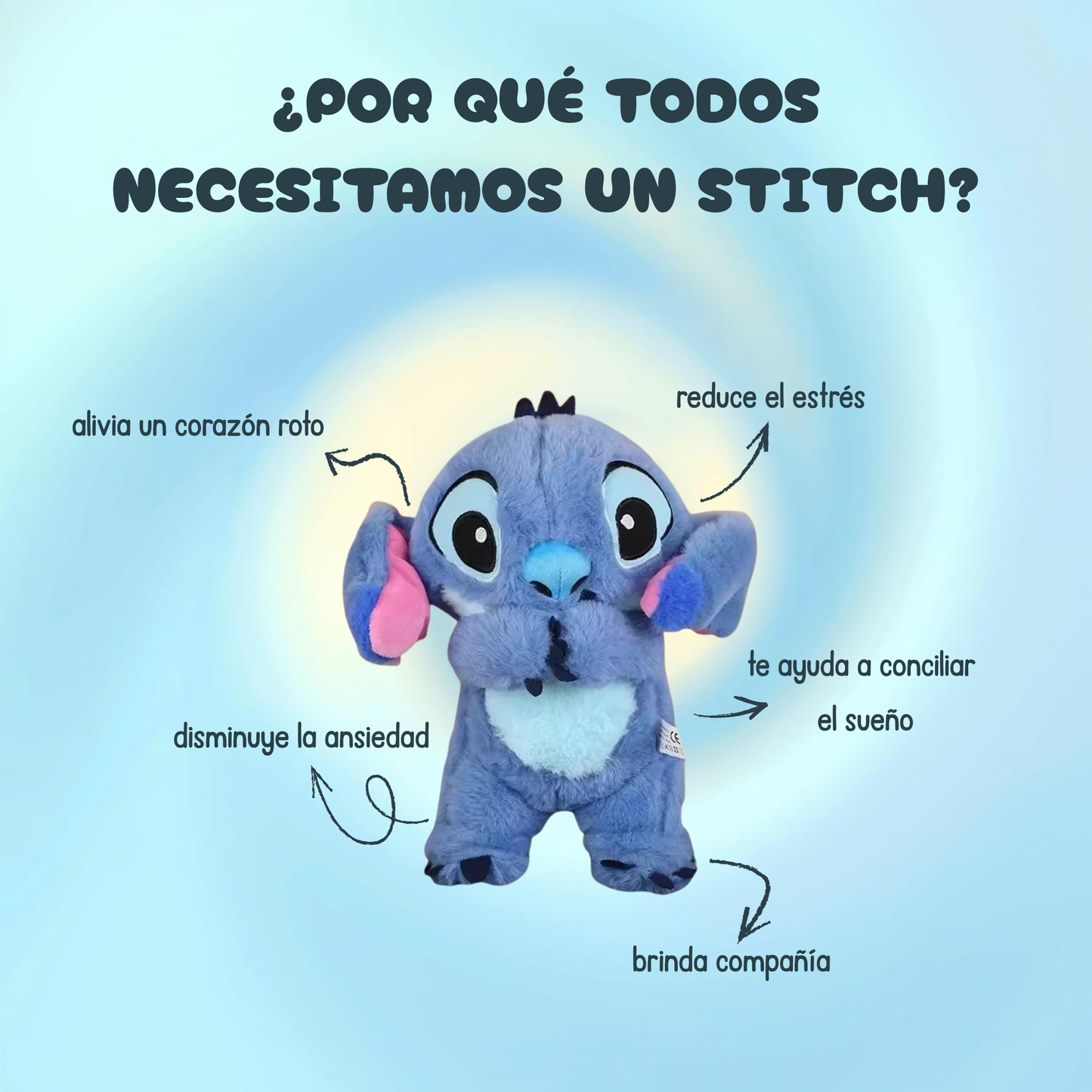 Peluche de Stitch anti-estrés